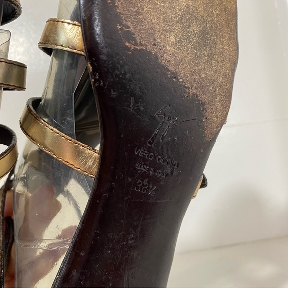 Giuseppi Zanotti Copper Gladiator Sandals 38.5 - Picture 8 of 10